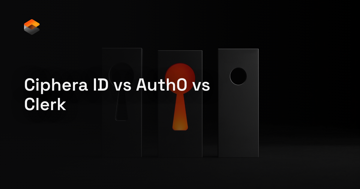 Ciphera ID vs Auth0 vs Clerk (2026)